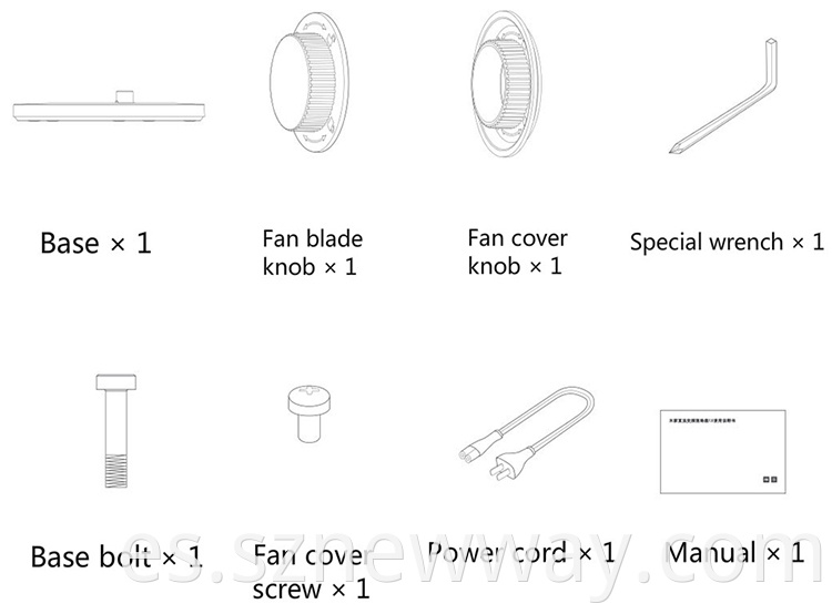 Xiaomi Mi Smart Fan 1x